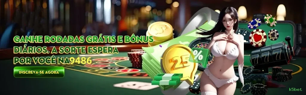 Imagem promocional da experiência de game da k5bet